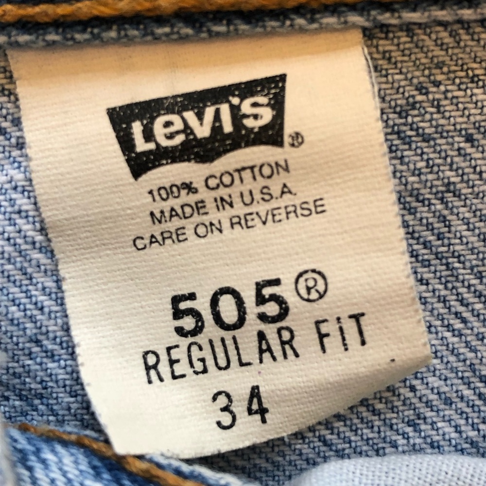 Levi’s Vintage 505 Cutoff Shorts sz 34 - Picture 5 of 5